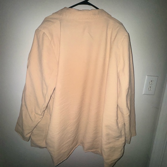 Women's Tan Blazer Coat - Picture 4 of 7